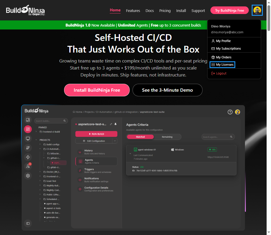 build-ninja-license-my-licenses