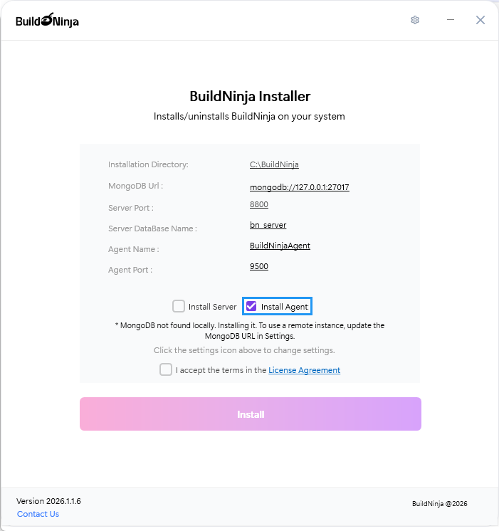 buildninja-unified-installer-agent-overview