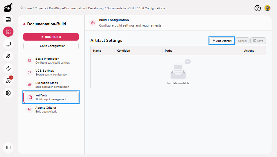 create-build-artifacts-add-artifact-button