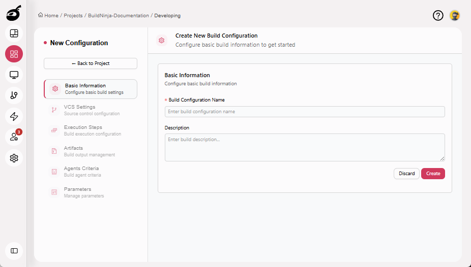 create-build-basic-information