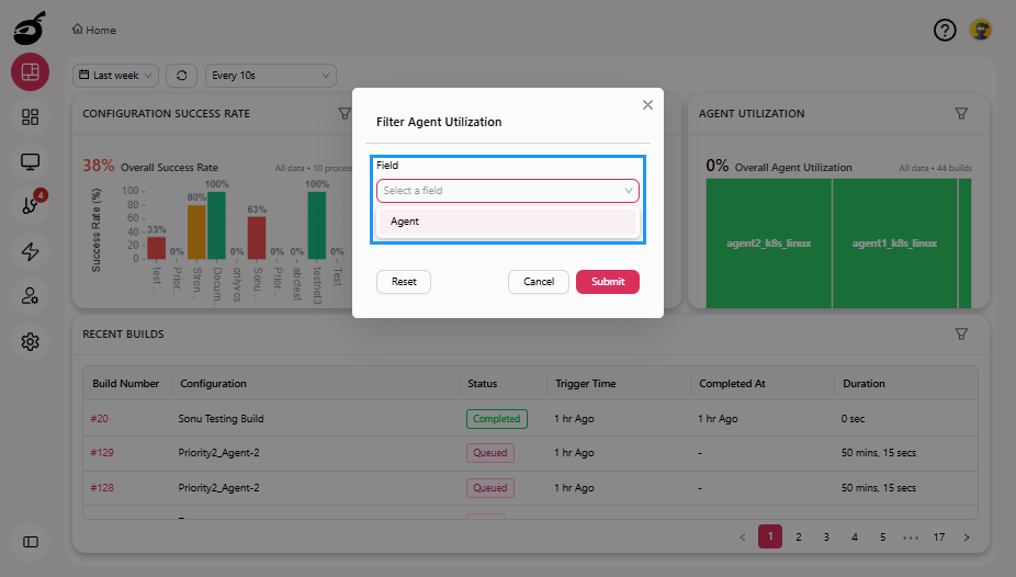 dashboard-filter-agent-utilization