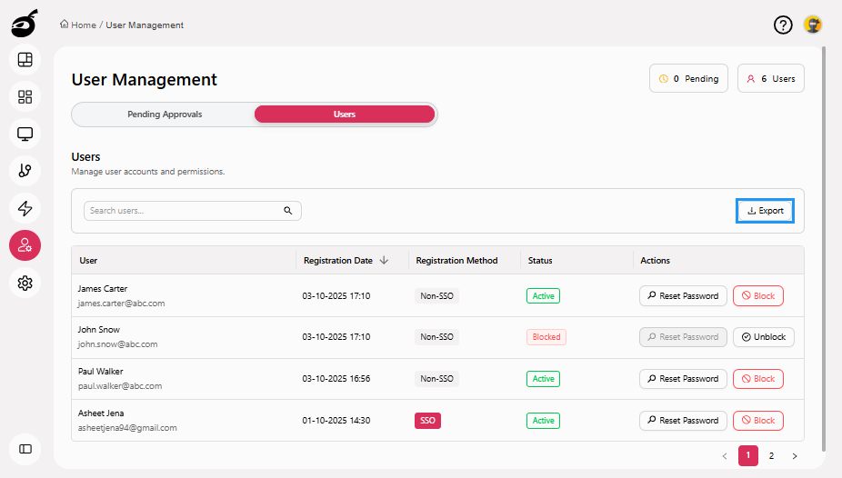 export-all-users-log-export-button