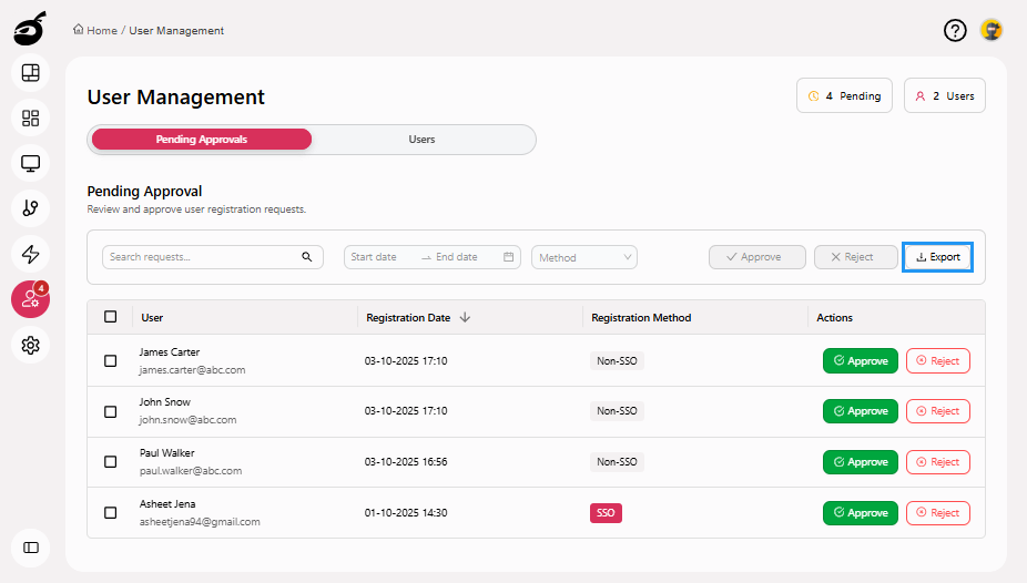 export-user-approval-log-export-button