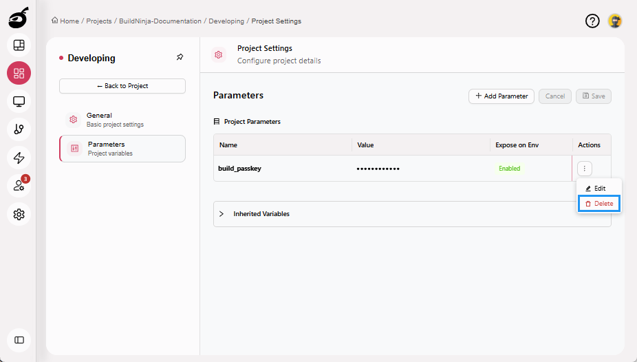 project-edit-project-parameters-tab-delete-button