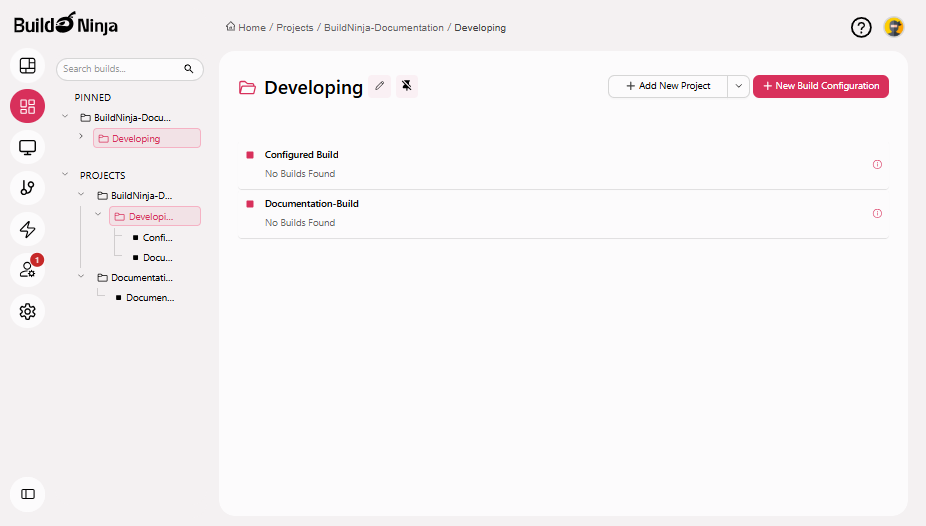 unpin-project-interface