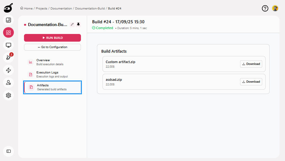 view-build-results-artifacts-tab