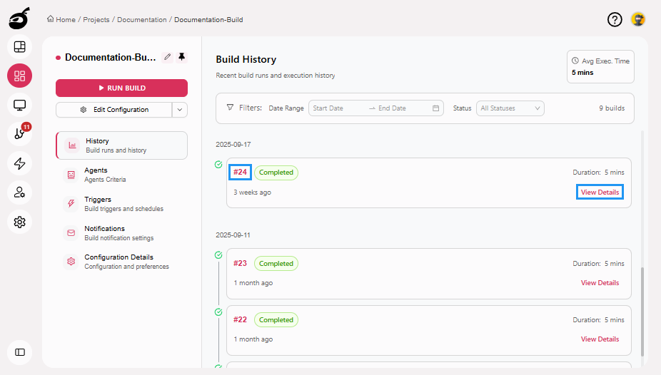 view-build-results-build-number